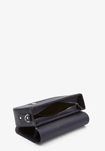 Жіноча шкіряна сумка Ruby L Синій Saffiano - фото 7