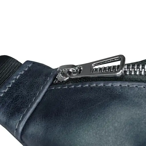 Жіноча шкіряна сумка-бананка Grande Pelle 11х26х7 см sum0026354 - фото 9