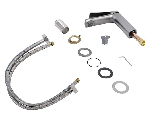 Смеситель для раковины Qtap Slavonice QTSLA270GMB45924 Gunmetal Black PVD - фото 3