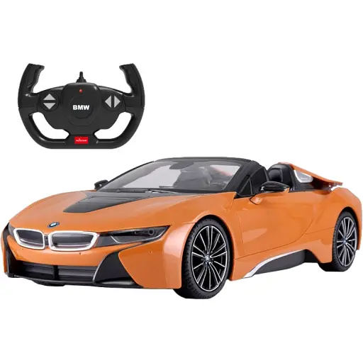 Машинка Rastar BMW i8 Roadster (95560) на радиоуправлении. 1:12. Оранжевый
