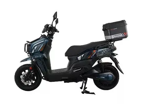 Электроскутер Двухместный Crosser CR-21 (2500W 76.8V/40Ah) Синий - фото 2
