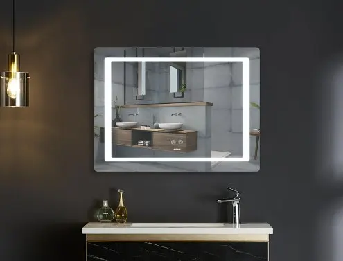 Дзеркало Mixxus STYLE MR13-80x60-REVERSE з LED Touch, Anti-fog, димером, регулюванням яскравості (MI6666) - фото 3