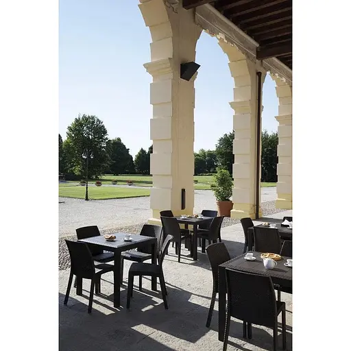 Стілець садовий пластиковий Bica Verona графіт - фото 3