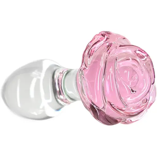 Стеклянная анальная пробка Pillow Talk Rosy Luxurious Glass Anal Plug - фото 2
