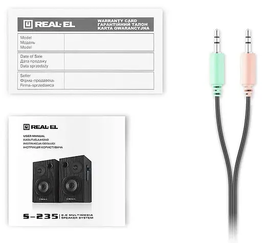 Акустична система Real-EL 2.0 S-235 Black (EL121200010) - фото 7