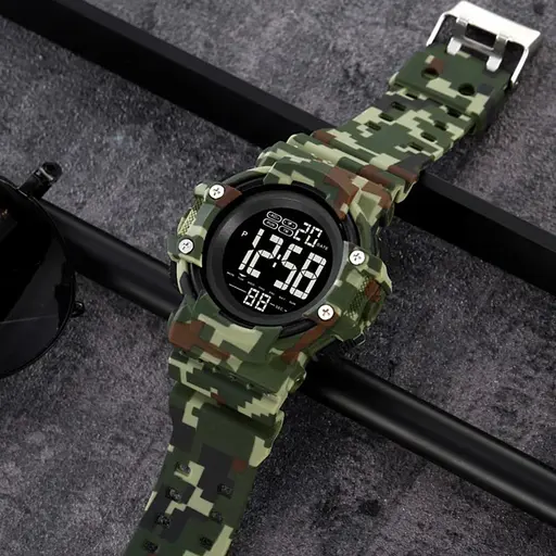 Наручний годинник чоловічий 2195CMGN Camo Green Skmei acs0030161 - фото 4