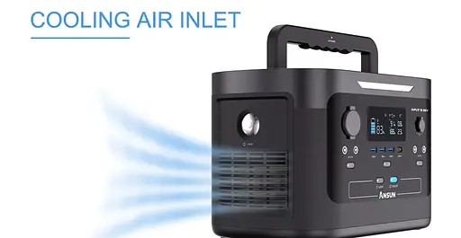 Портативна зарядна станція Ansun Portable Power Station 1000W 923Wh - фото 8