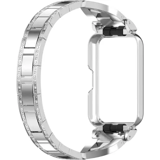 Ремешок-бампер DK для Samsung Galaxy Fit3 (R390) Metal Band Fitlink Diamond (silver)