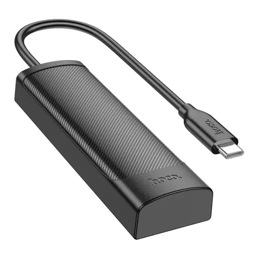 Перехідник Hoco Hub HB41 №4 4 в 1 Type-C to USB 2.0 x4 L=0.2 м - фото 3