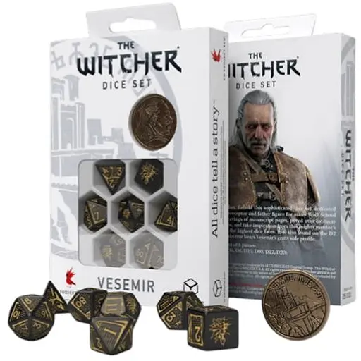 Набір кубиків The Witcher Dice Set. Vesemir - The Sword Master , 7 шт. (SWVE4A) - фото 1