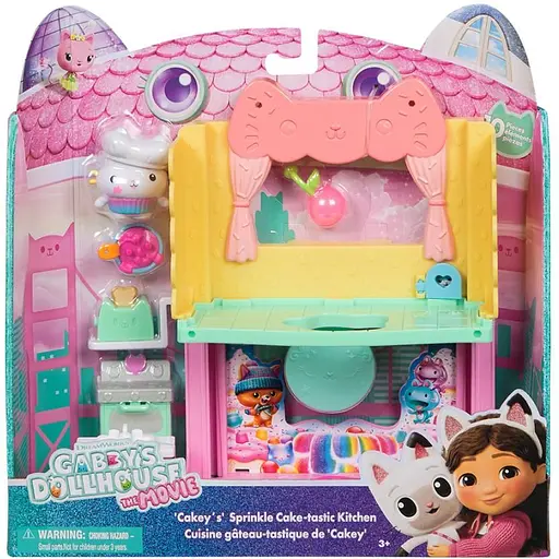 Ляльковий будиночок Gabby's Dollhouse Габбі у кіно: Балкончик-портал Кухня Кексика (SM36277/6074281)