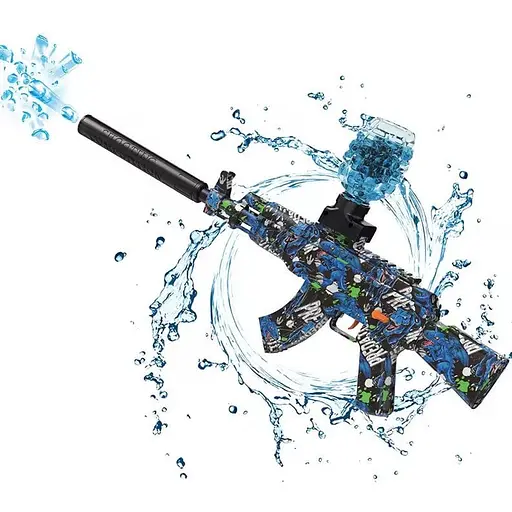 Бластер автоматический OldBro Auto AK 47 Gel Ball с гель шариками орбиз 10500 шт. eXtream blue - фото 1