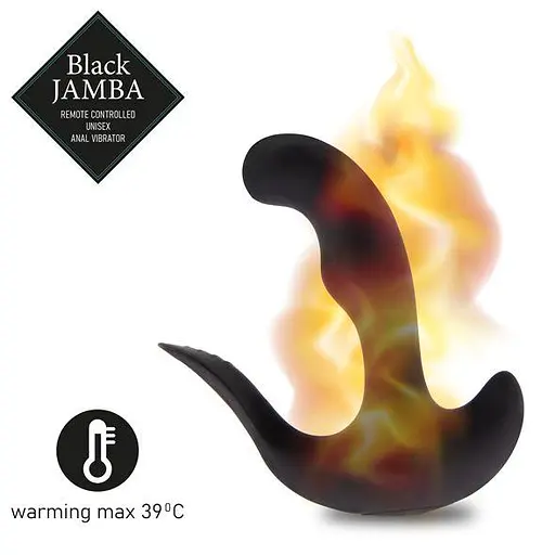 Анальний вібратор FeelzToys Jamba 12.3 см (чорний) - фото 4