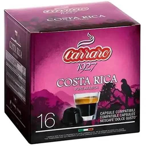 Кофе в капсулах Dolce Gusto Carraro Costa Rica 16 шт - фото 1