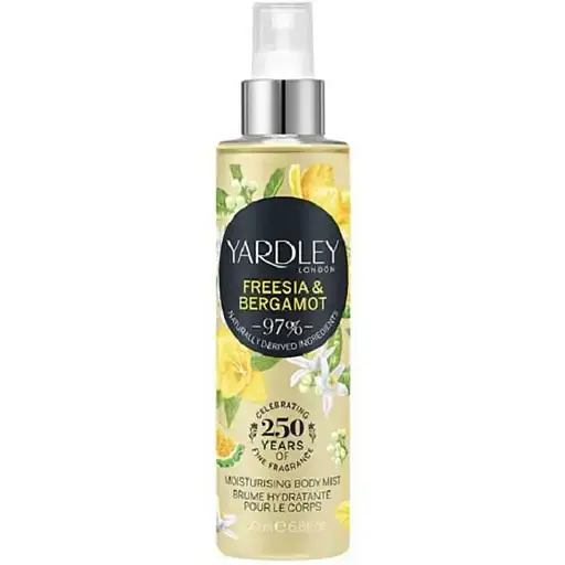 Парфюмированный мист для тела Yardley London Freesia & Bergamot 200 мл - фото 1