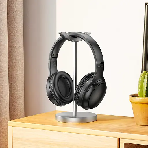 Накладні навушники Borofone BO29 Fascinador, BT headphones, BT5.4, AUX, 200mAh, 22h, black - фото 5