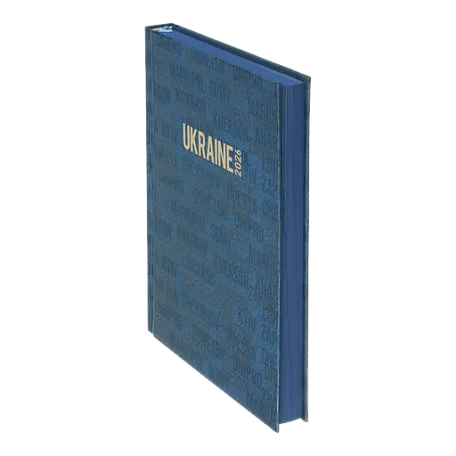Щоденник датований Buromax Ukraine 2026 поліграфічний A5 кобальтовий (BM.2157-54) - фото 4