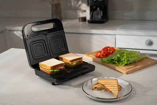 Мультимейкер Ardesto 700 Вт комплект 5 пластин корпус пластик черный - фото 2