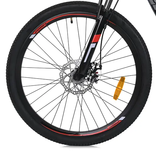 Велосипед Shimano MTB2602 26" алюминиевая рама черно-красный - фото 4