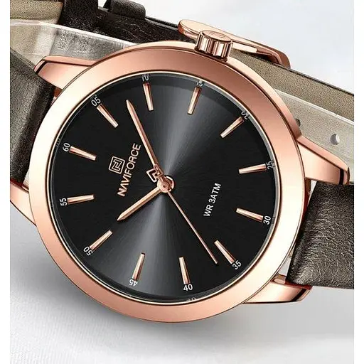 Классические кварцевые часы Naviforce Beauty golden - фото 6