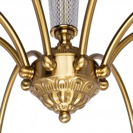 Світлодіодна люстра Сад 5028 (Золота) - фото 3