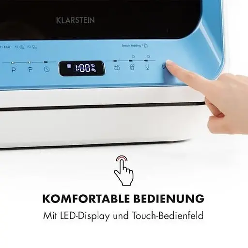 Міні посудомийна машина Klarstein Amazonia Синій (10032678) - фото 9