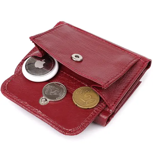 Жіночий гаманець із натуральної шкіри ST Leather 9.5х7.5х2 см acs0029673 - фото 8