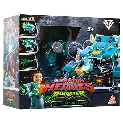 Динозавр-трансформер Dinoster - Мега Дино-Ґардіан Стего  - фото 4