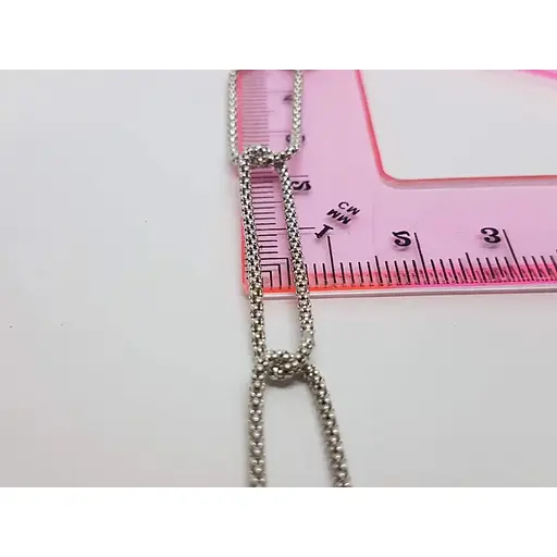 Срібне кольє Аметист 2204812 100 - фото 3