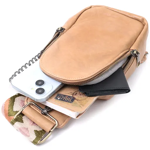 Сумка Vintage через плечо для женщин из экокожи 13х23х7 см sum0026981 - фото 8