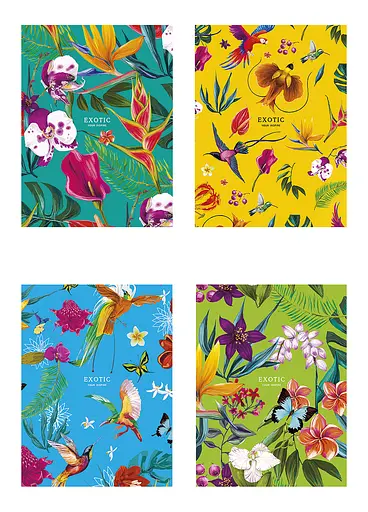 Комплект 4 шт загальних зошитів. Зошит Школярик А5 40 арк. у клітинку 539 4823088205572 - фото 1