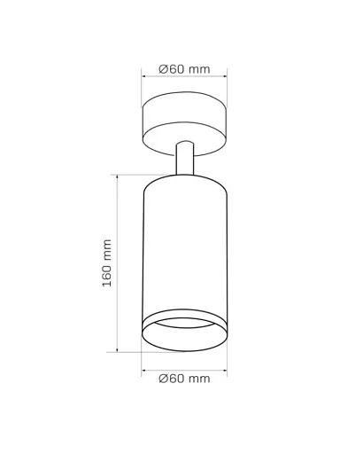 Світильник поворотний, спот Goldlux 327741 London GU10 1x10W IP20 Білий - фото 3