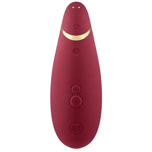 Вакуумний кліторальний стимулятор Womanizer Premium 2 Bordeaux - фото 5