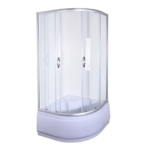 Душевая кабина Bravo Warta 90T 000022470, прозрачный, хром матовый - фото 7