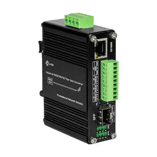 Медіаконвертер E-LINK LNK-IMCRS1100-SFP RS232/RS485/RS422 (73-00156) - фото 2