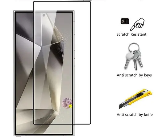 Защитное стекло DK для Samsung Galaxy S24 Ultra S928 3D Full Glue 017730 black - фото 2