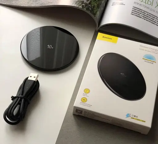 Бездротовий зарядний пристрій Baseus Simple Wireless Charger (CCALL-СJK01) - фото 2