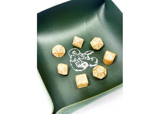 Настільна гра Планета Ігор Лоток для кубиків Дракон (зелений) (Dice tray Dragon green) (pi-dt012) - фото 8