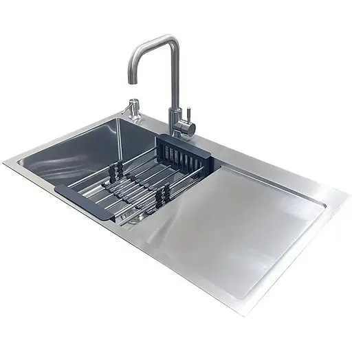 Комплект мойка + смеситель Romzha Caravela 78L (B) - фото 1