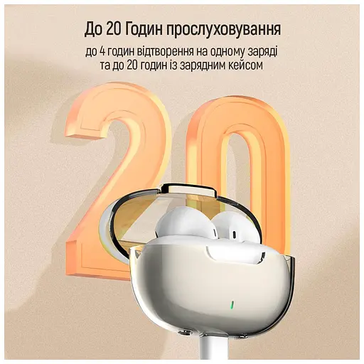 Навушники ColorWay Slim TWS-2 Earbuds White (CW-TWS2WT) - фото 12