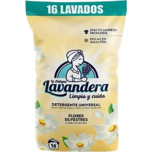 Пральний порошок Lavandera Flores Silvestres 16 циклів прання 880 г - фото 1
