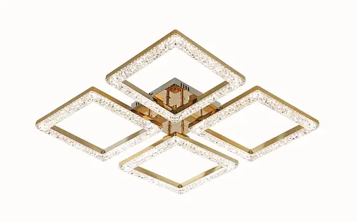 LED Стельова Люстра 2186-4C (Золото)