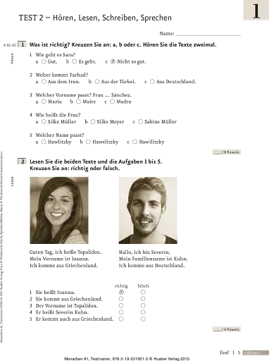 Menschen A1. Testtrainer + CD - фото 3