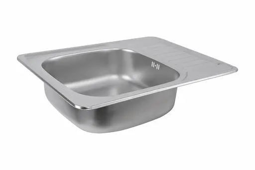 Кухонна мийка з нержавіючої сталі Platinum 6550 сатин (0,8/180 мм), R, Satin - фото 4