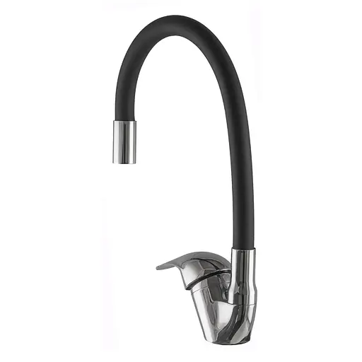 Смеситель для кухни EcoMix E-GEZ-203SLR-Black Черный - фото 2