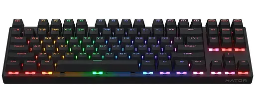 Клавіатура HATOR Icefall Mecha TKL Wireless Rainbow Black (HTK287UA) - фото 4