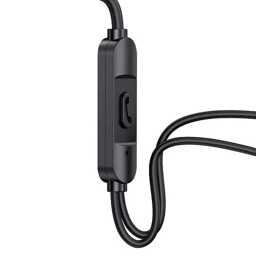 Дротова гарнітура Usams In-Ear Earphone US-SJ594 EP-47, 3.5mm, 1.2m, black - фото 4