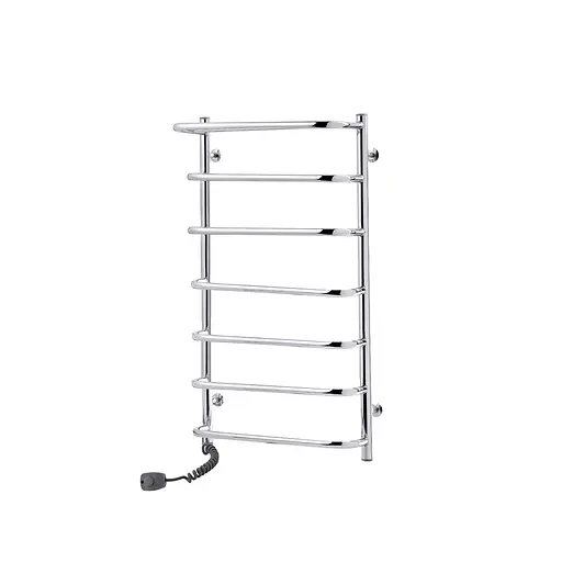 Рушникосушарка електрична Kroner Скоба ДСп06EL 900x500/7 EL з полицею CV019199, Хром, Ліве - фото 1