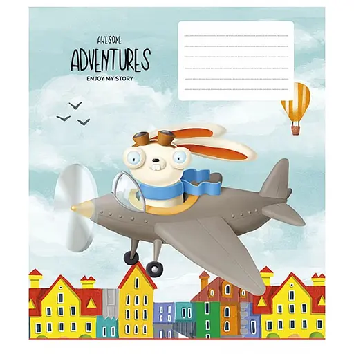 Зошит учнівський "Enjoy my story" 018-2458L-1 у лінію, 18 аркушів