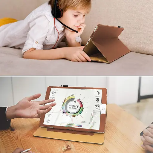 Чохол DAORANGE для iPad Air 3 10,5 дюймів (випущений у 2019 р.), чохол-підставка зі штучної шкіри для iPad - фото 4